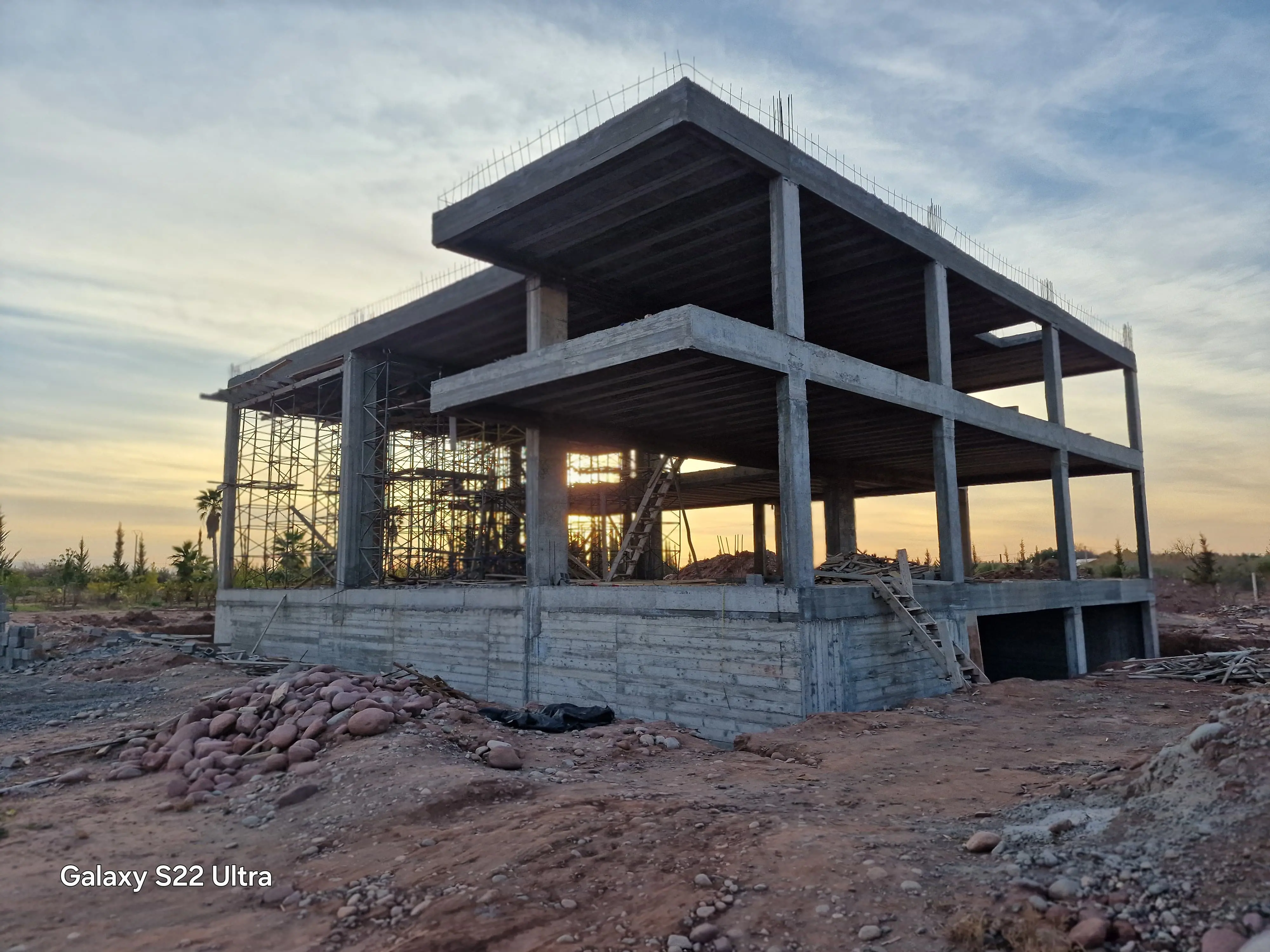 Chantier et outils de métré bâtiment